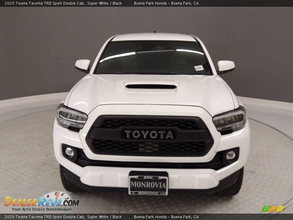 2020 Toyota Tacoma TRD Sport Double Cab Super White / Black Photo #2