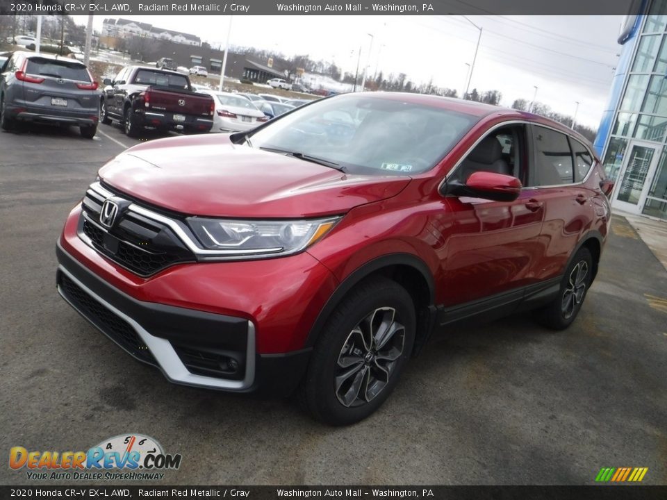 2020 Honda CR-V EX-L AWD Radiant Red Metallic / Gray Photo #6