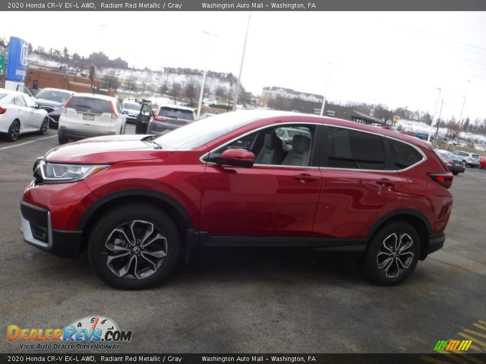 2020 Honda CR-V EX-L AWD Radiant Red Metallic / Gray Photo #7