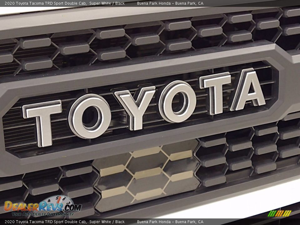 2020 Toyota Tacoma TRD Sport Double Cab Super White / Black Photo #4