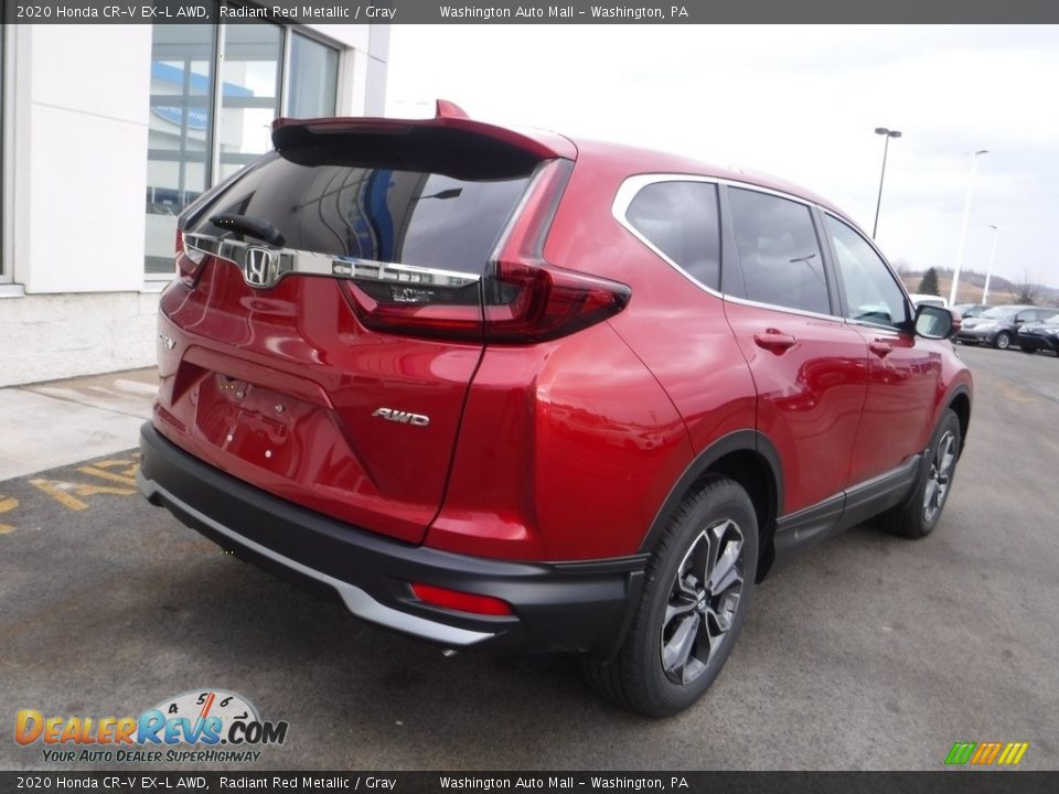 2020 Honda CR-V EX-L AWD Radiant Red Metallic / Gray Photo #10