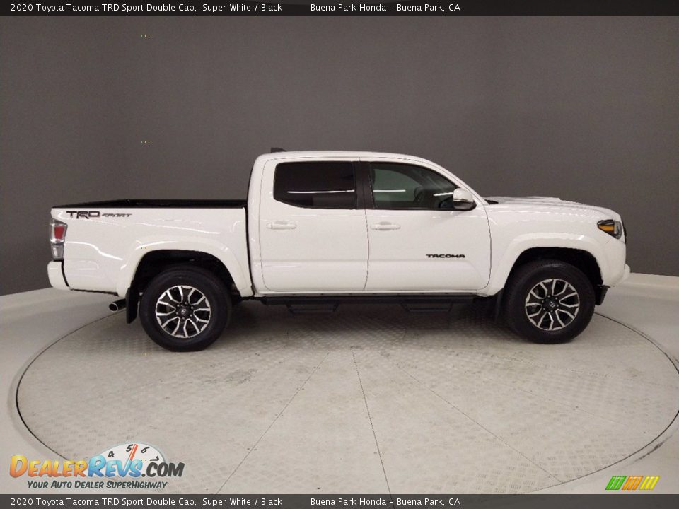 2020 Toyota Tacoma TRD Sport Double Cab Super White / Black Photo #6