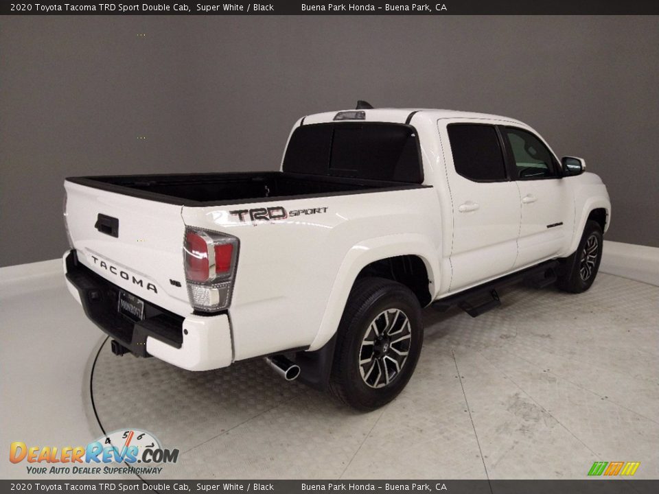 2020 Toyota Tacoma TRD Sport Double Cab Super White / Black Photo #7