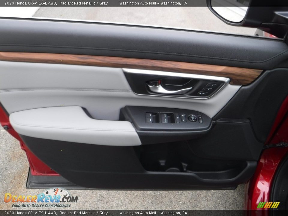 2020 Honda CR-V EX-L AWD Radiant Red Metallic / Gray Photo #13