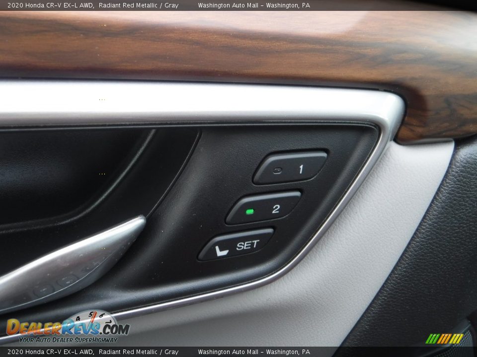 2020 Honda CR-V EX-L AWD Radiant Red Metallic / Gray Photo #14