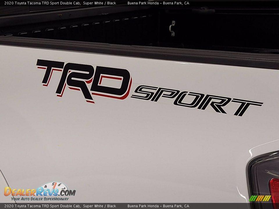 2020 Toyota Tacoma TRD Sport Double Cab Super White / Black Photo #10