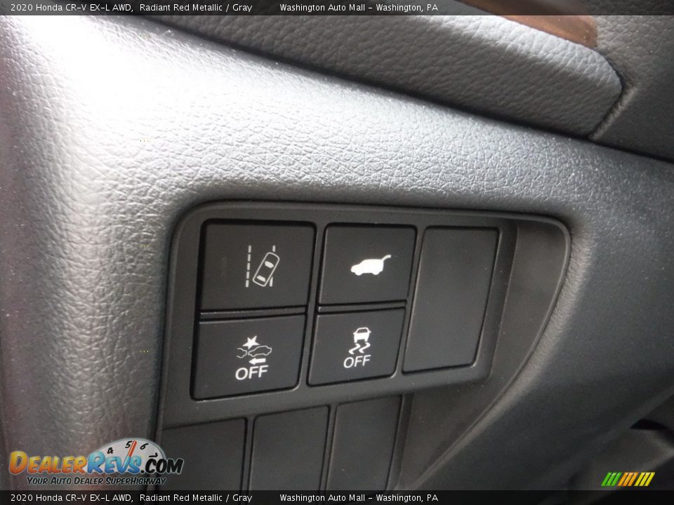2020 Honda CR-V EX-L AWD Radiant Red Metallic / Gray Photo #16