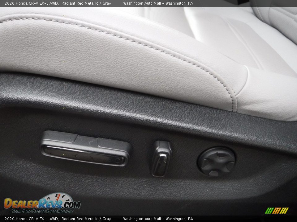 2020 Honda CR-V EX-L AWD Radiant Red Metallic / Gray Photo #17