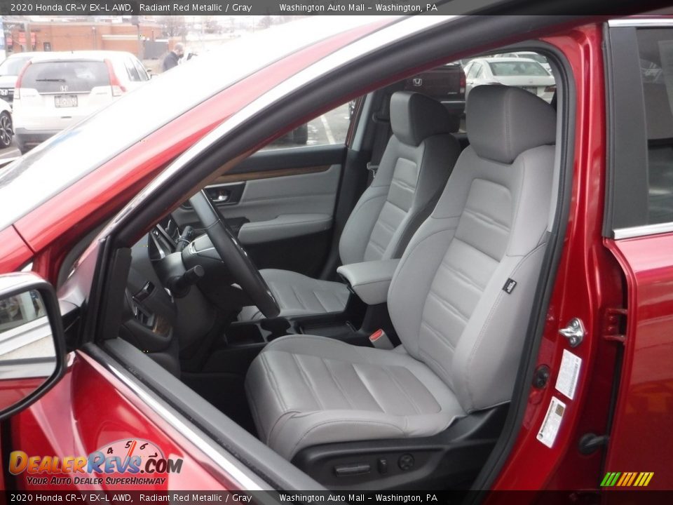 2020 Honda CR-V EX-L AWD Radiant Red Metallic / Gray Photo #18