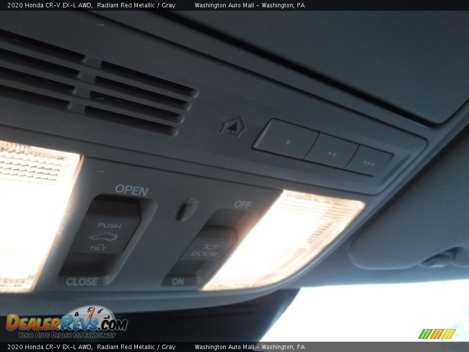 2020 Honda CR-V EX-L AWD Radiant Red Metallic / Gray Photo #19