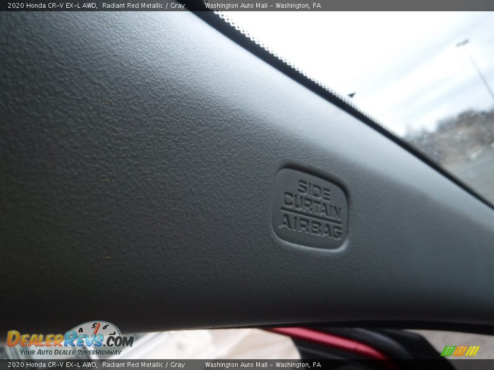 2020 Honda CR-V EX-L AWD Radiant Red Metallic / Gray Photo #20