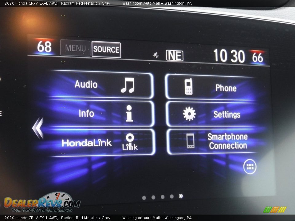 2020 Honda CR-V EX-L AWD Radiant Red Metallic / Gray Photo #22