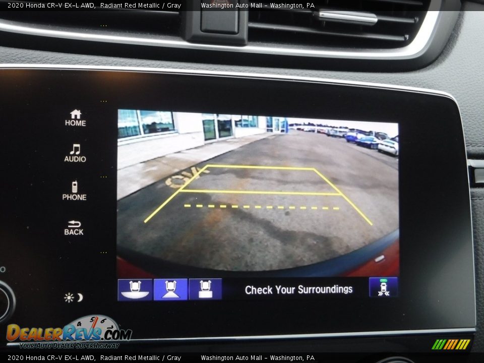 2020 Honda CR-V EX-L AWD Radiant Red Metallic / Gray Photo #24