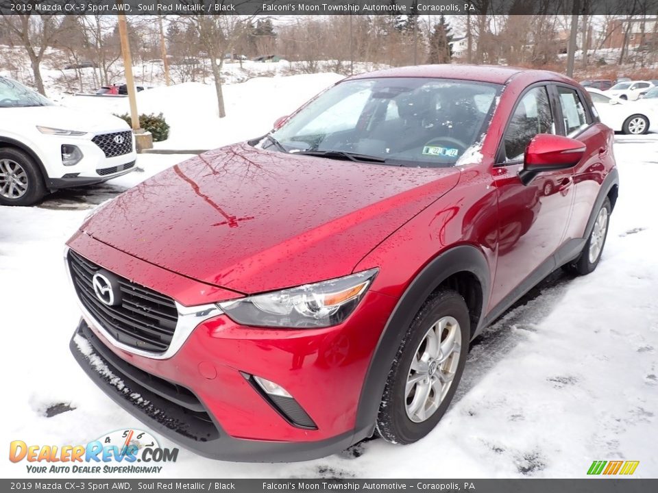 2019 Mazda CX-3 Sport AWD Soul Red Metallic / Black Photo #1