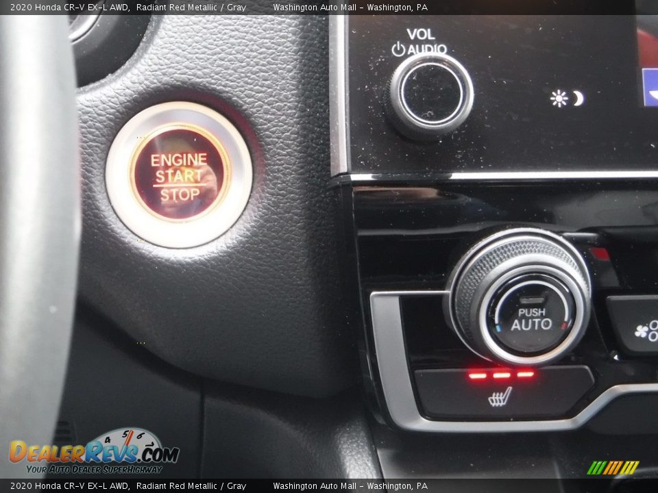 2020 Honda CR-V EX-L AWD Radiant Red Metallic / Gray Photo #25