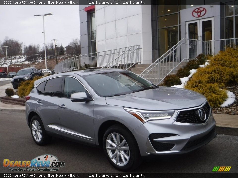 2019 Acura RDX AWD Lunar Silver Metallic / Ebony Photo #1