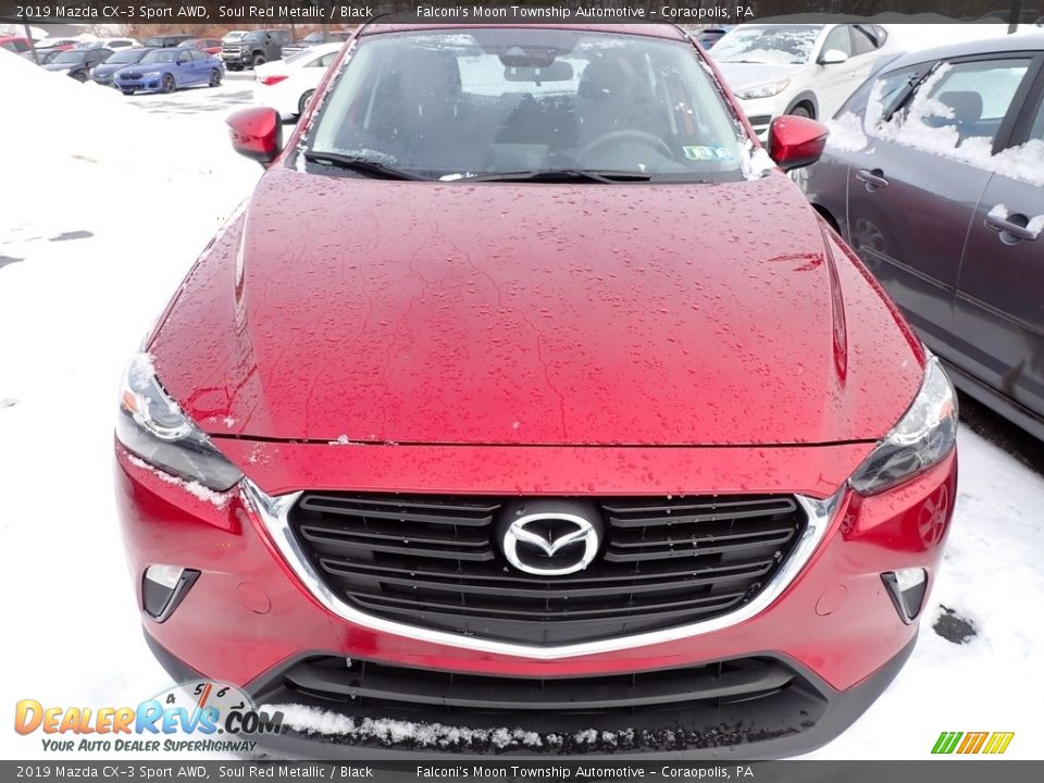2019 Mazda CX-3 Sport AWD Soul Red Metallic / Black Photo #3