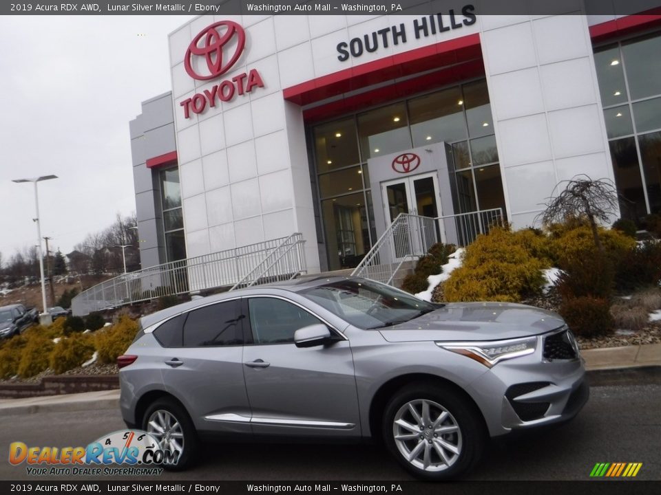 2019 Acura RDX AWD Lunar Silver Metallic / Ebony Photo #2