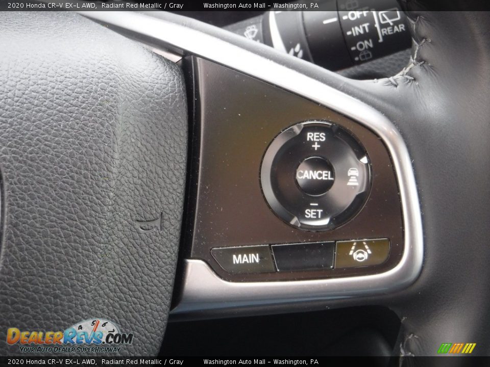 2020 Honda CR-V EX-L AWD Radiant Red Metallic / Gray Photo #27
