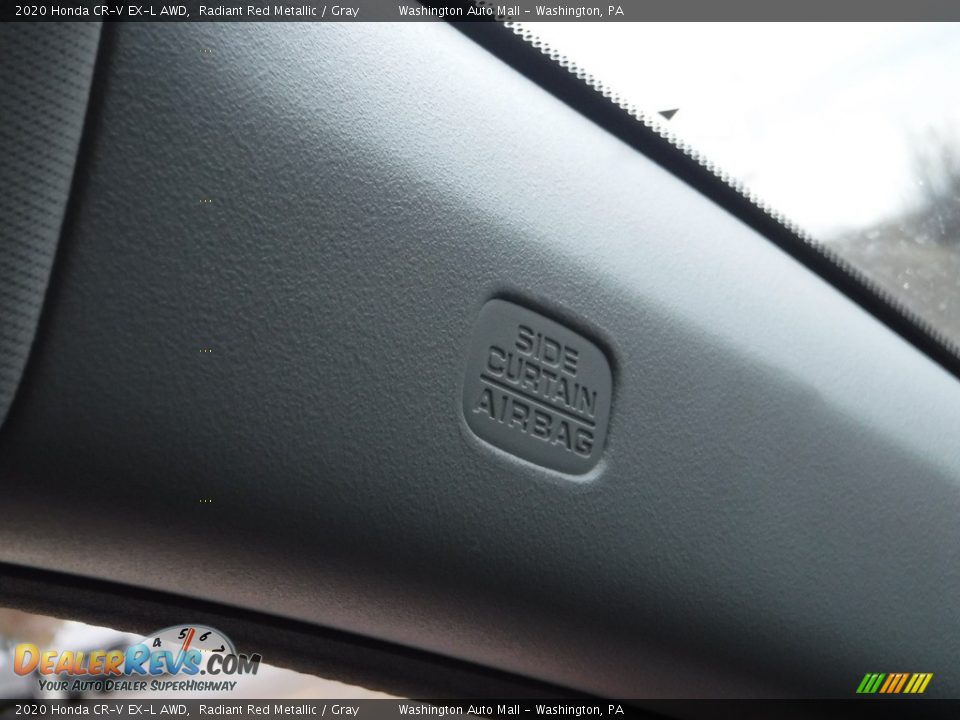 2020 Honda CR-V EX-L AWD Radiant Red Metallic / Gray Photo #29