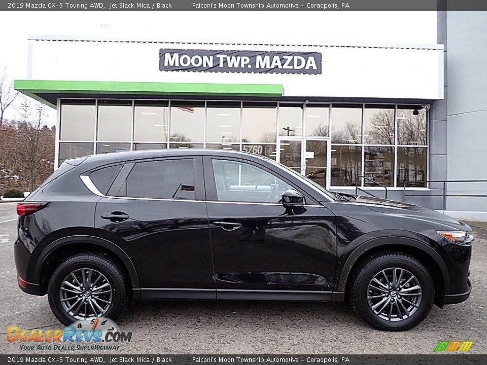 2019 Mazda CX-5 Touring AWD Jet Black Mica / Black Photo #1