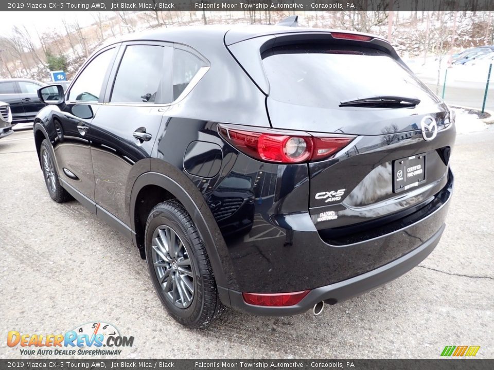 2019 Mazda CX-5 Touring AWD Jet Black Mica / Black Photo #5