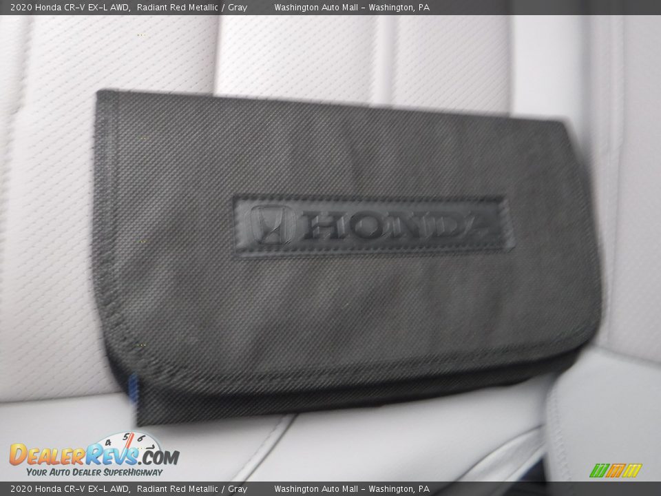 2020 Honda CR-V EX-L AWD Radiant Red Metallic / Gray Photo #36