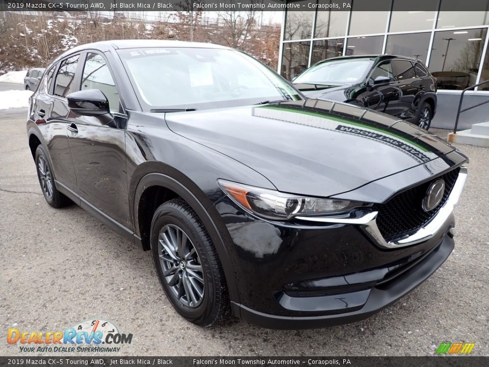 2019 Mazda CX-5 Touring AWD Jet Black Mica / Black Photo #9