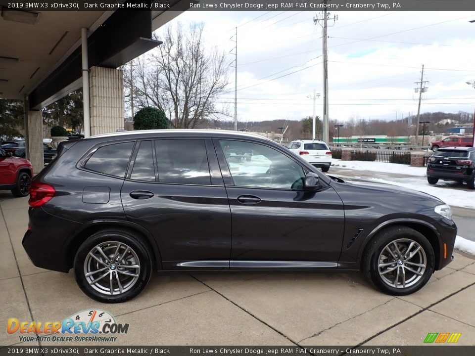 2019 BMW X3 xDrive30i Dark Graphite Metallic / Black Photo #4