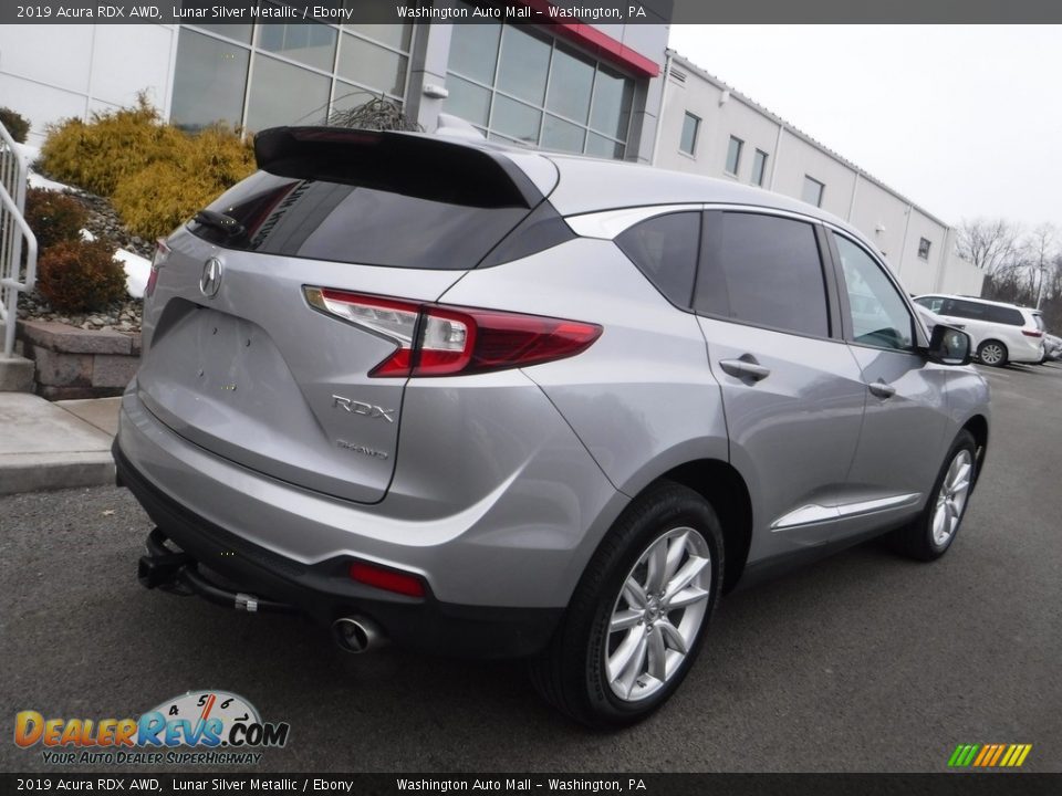 2019 Acura RDX AWD Lunar Silver Metallic / Ebony Photo #18