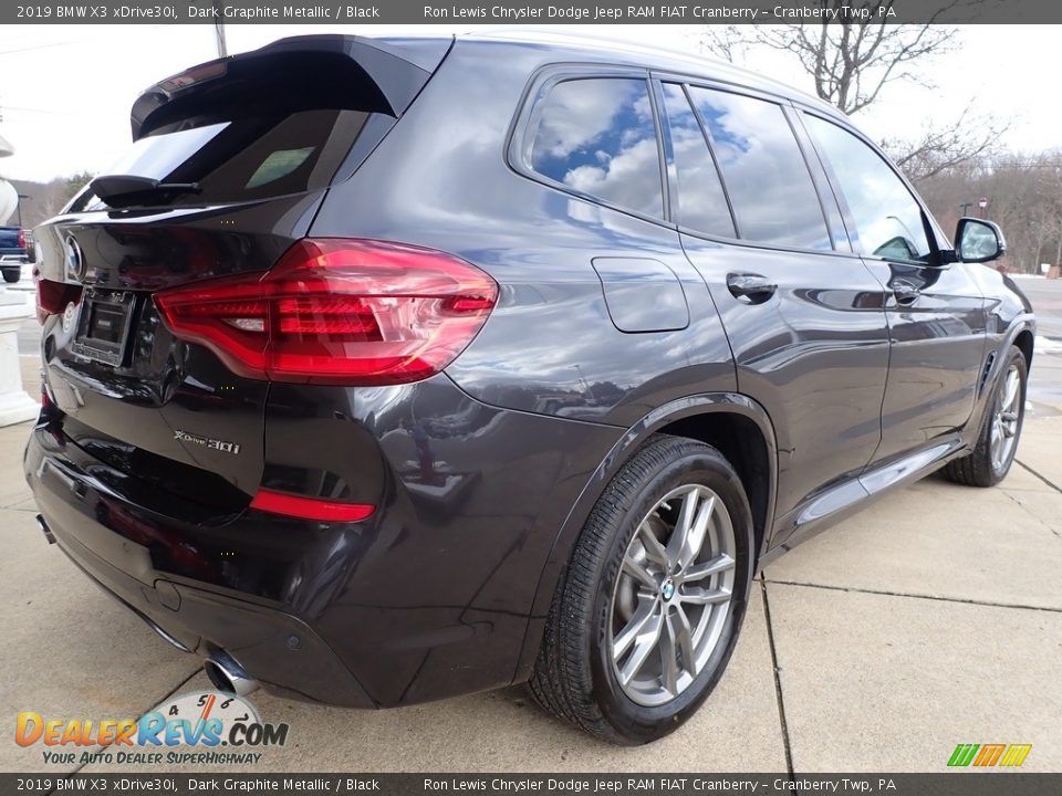 2019 BMW X3 xDrive30i Dark Graphite Metallic / Black Photo #5