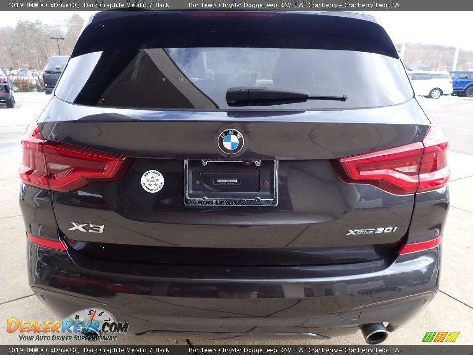 2019 BMW X3 xDrive30i Dark Graphite Metallic / Black Photo #6