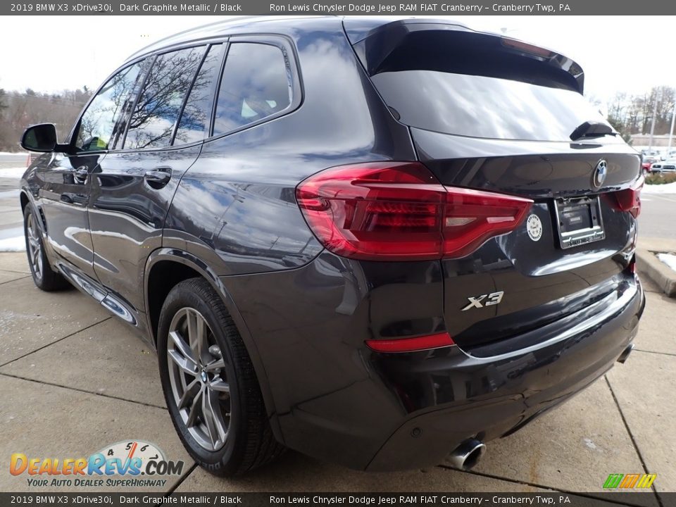 2019 BMW X3 xDrive30i Dark Graphite Metallic / Black Photo #8