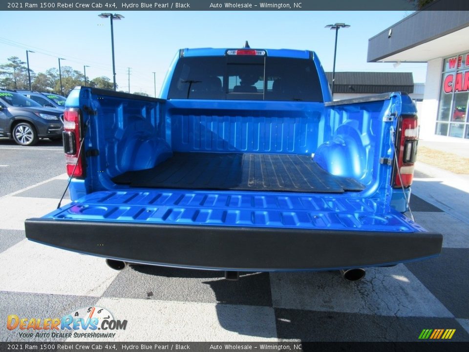 2021 Ram 1500 Rebel Crew Cab 4x4 Hydro Blue Pearl / Black Photo #5