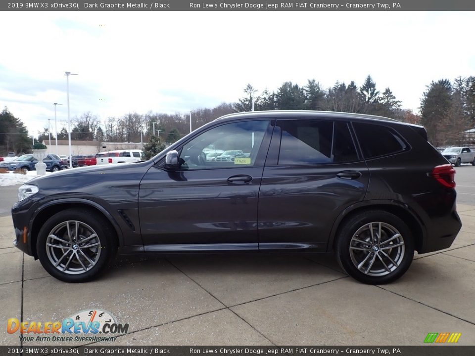 2019 BMW X3 xDrive30i Dark Graphite Metallic / Black Photo #9