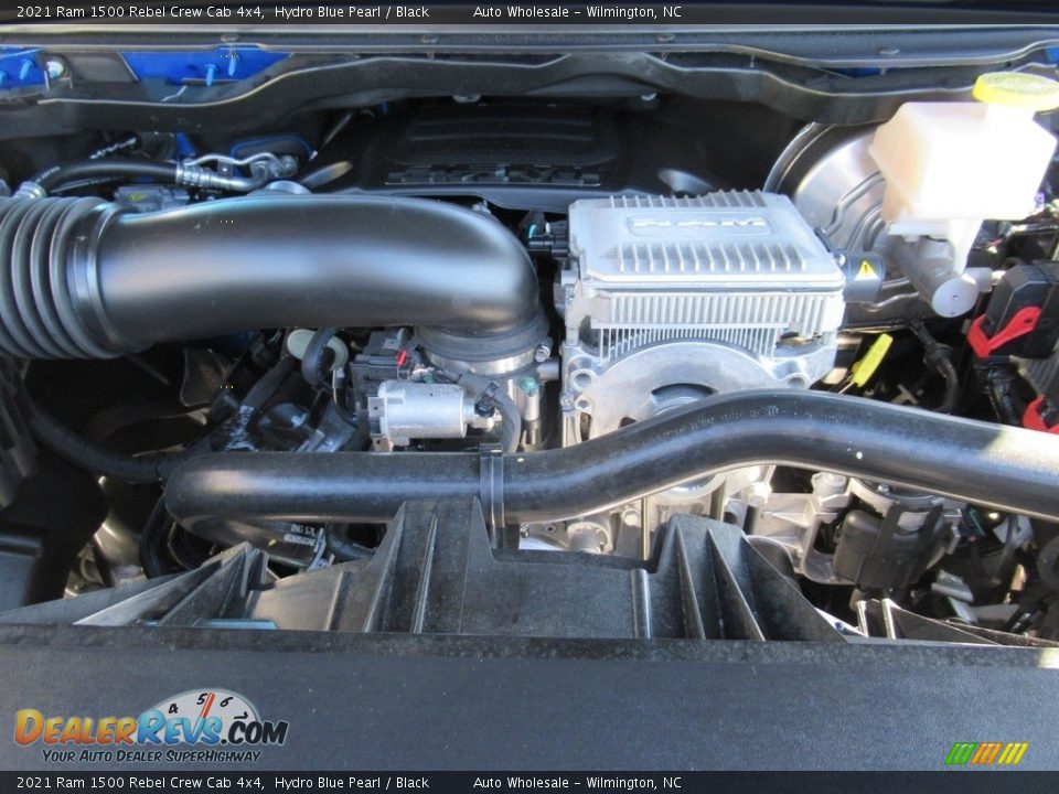 2021 Ram 1500 Rebel Crew Cab 4x4 Hydro Blue Pearl / Black Photo #6