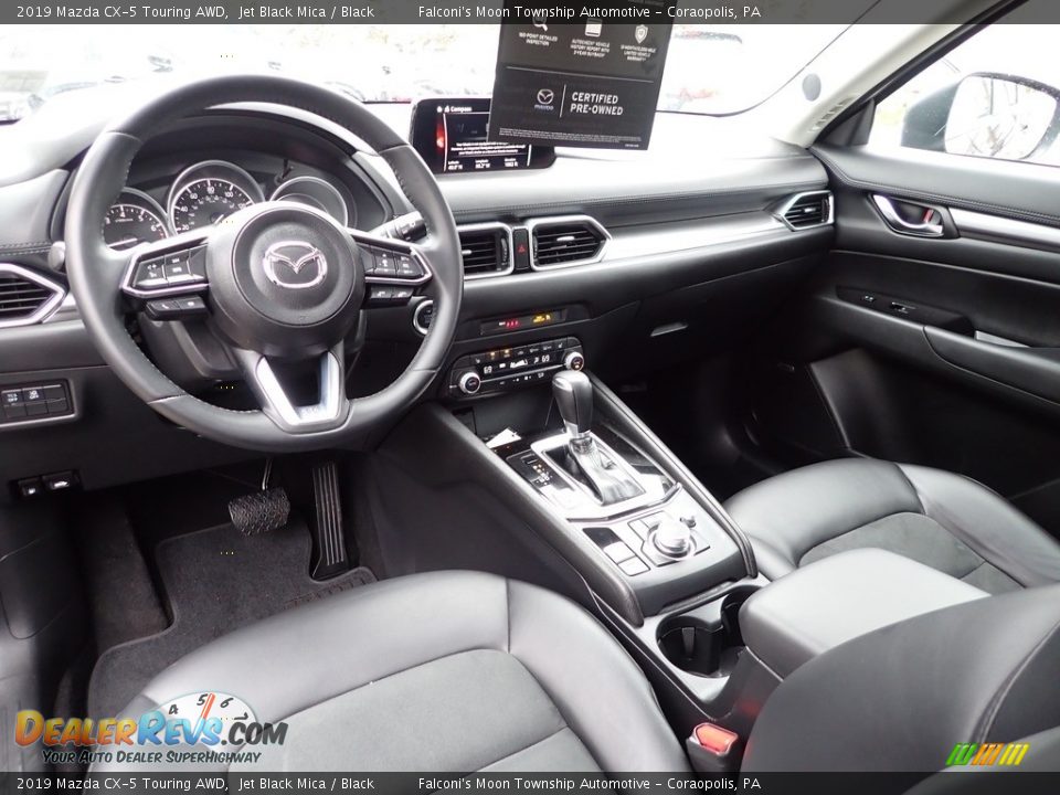 2019 Mazda CX-5 Touring AWD Jet Black Mica / Black Photo #20