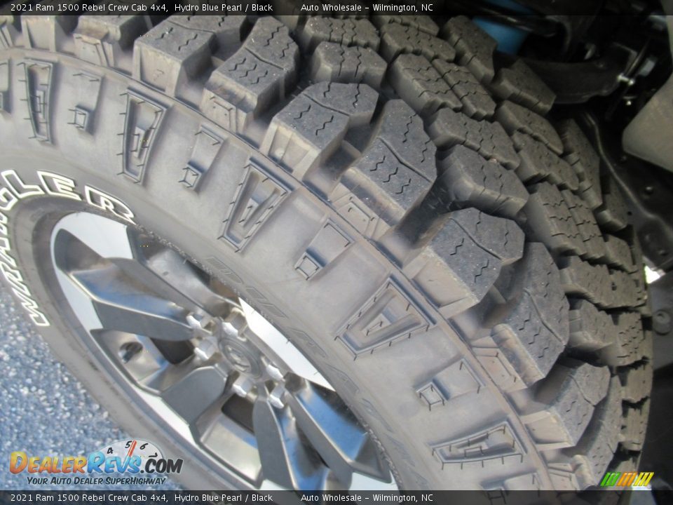 2021 Ram 1500 Rebel Crew Cab 4x4 Hydro Blue Pearl / Black Photo #8