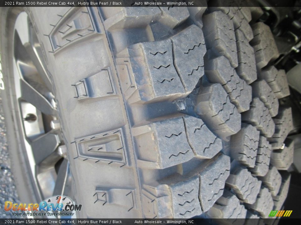 2021 Ram 1500 Rebel Crew Cab 4x4 Hydro Blue Pearl / Black Photo #9