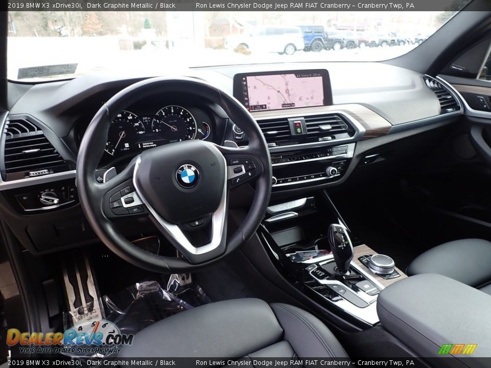 2019 BMW X3 xDrive30i Dark Graphite Metallic / Black Photo #14