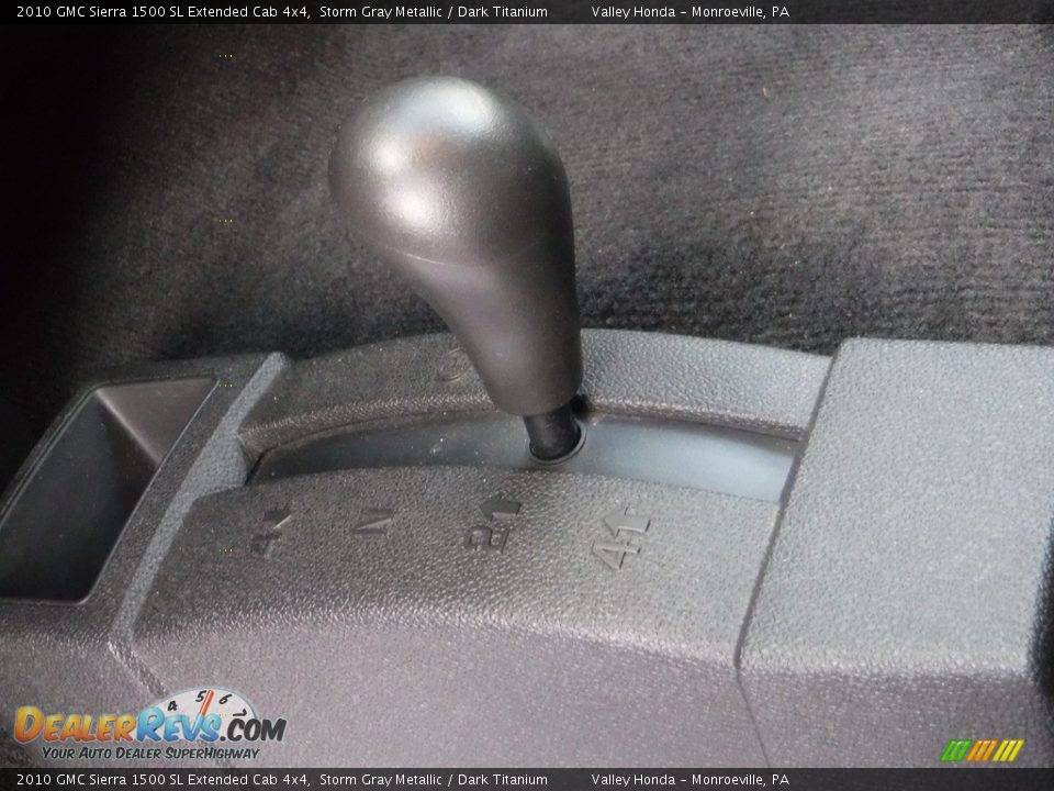 2010 GMC Sierra 1500 SL Extended Cab 4x4 Storm Gray Metallic / Dark Titanium Photo #16