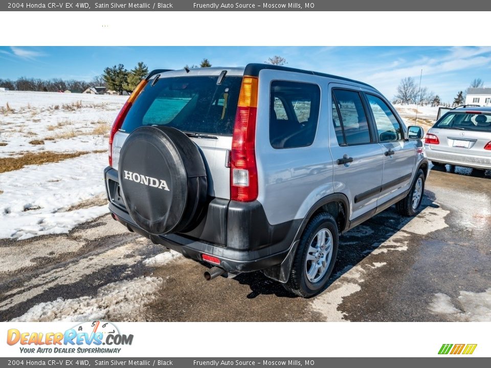 2004 Honda CR-V EX 4WD Satin Silver Metallic / Black Photo #4