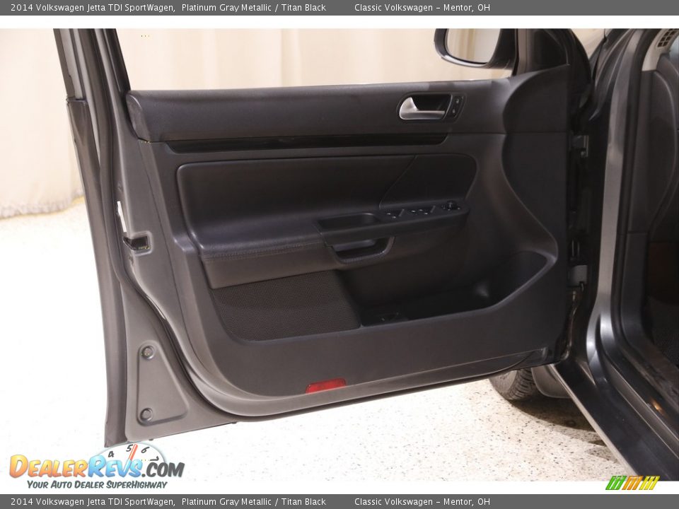 2014 Volkswagen Jetta TDI SportWagen Platinum Gray Metallic / Titan Black Photo #4