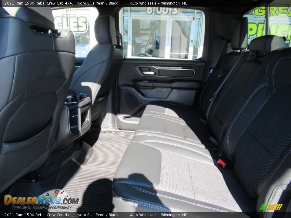 2021 Ram 1500 Rebel Crew Cab 4x4 Hydro Blue Pearl / Black Photo #12