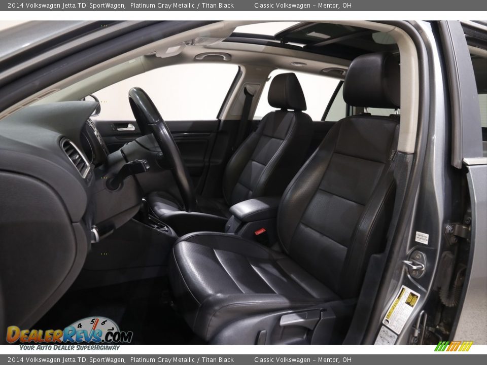 2014 Volkswagen Jetta TDI SportWagen Platinum Gray Metallic / Titan Black Photo #5