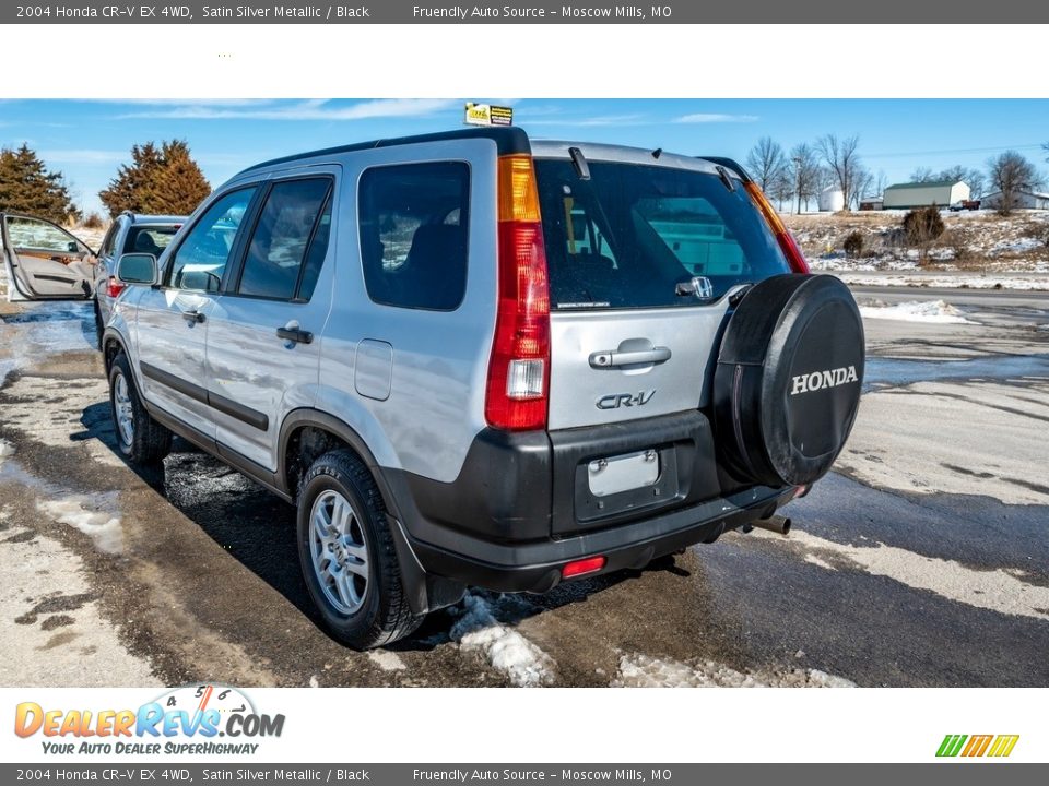 2004 Honda CR-V EX 4WD Satin Silver Metallic / Black Photo #6