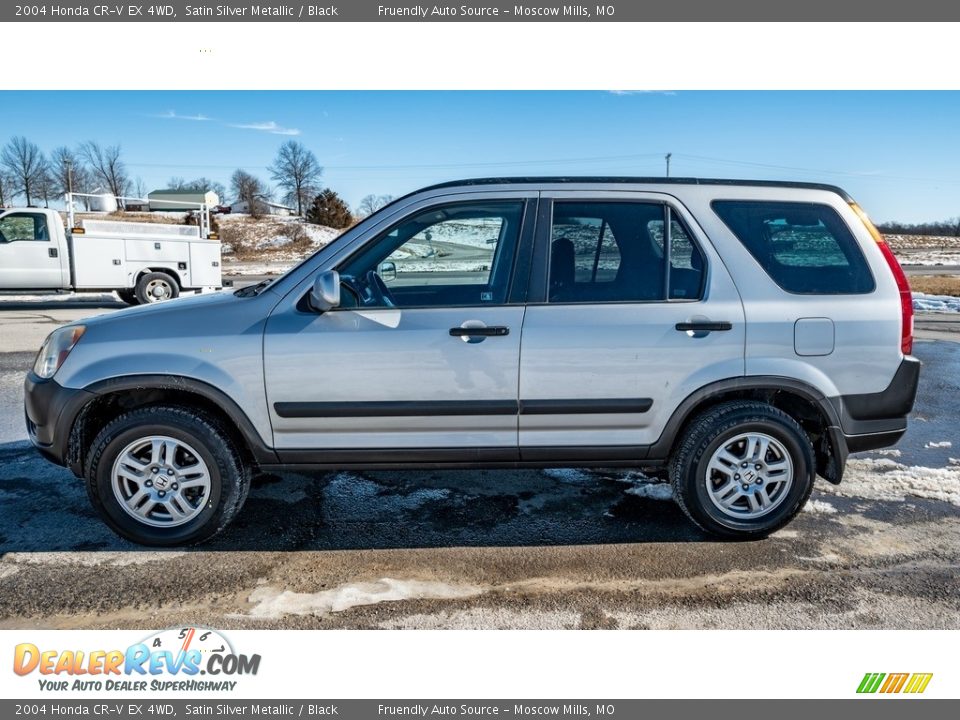 2004 Honda CR-V EX 4WD Satin Silver Metallic / Black Photo #7