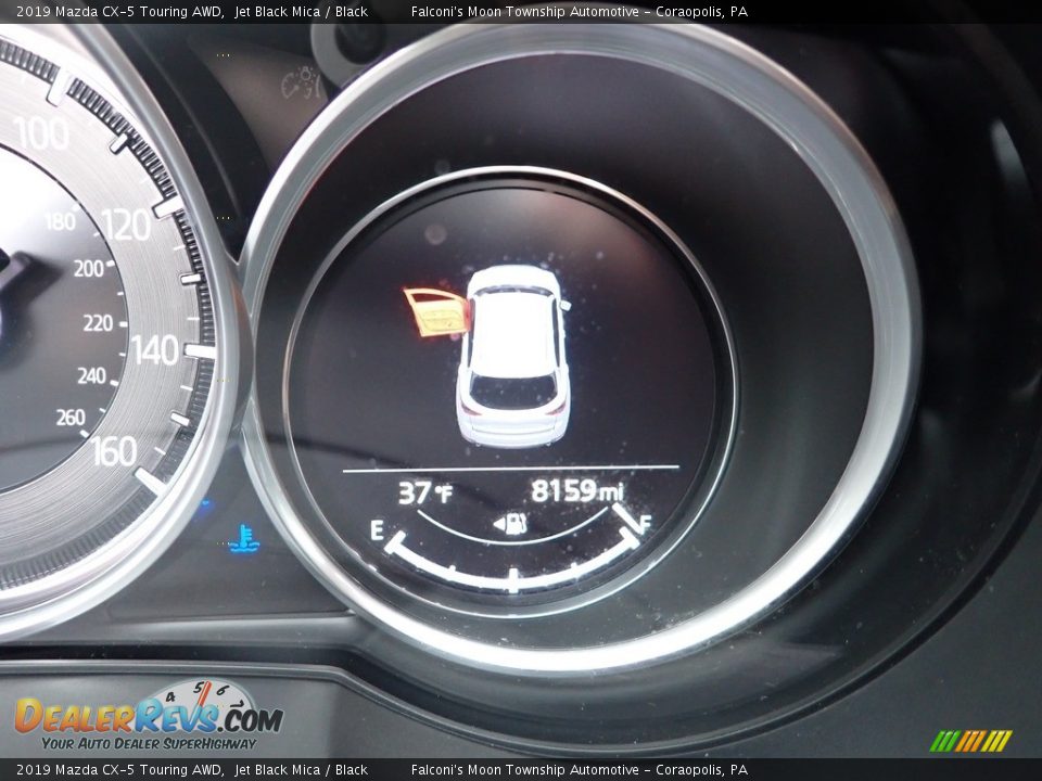 2019 Mazda CX-5 Touring AWD Jet Black Mica / Black Photo #28