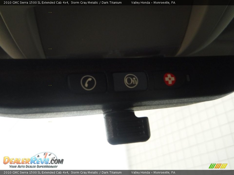 2010 GMC Sierra 1500 SL Extended Cab 4x4 Storm Gray Metallic / Dark Titanium Photo #20