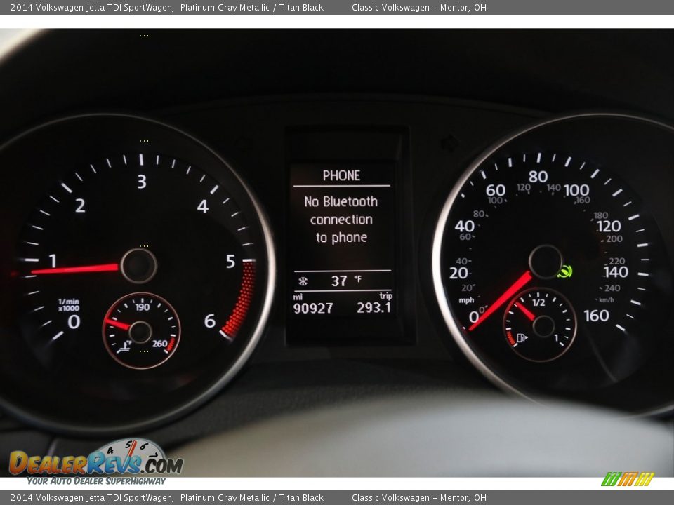 2014 Volkswagen Jetta TDI SportWagen Platinum Gray Metallic / Titan Black Photo #8